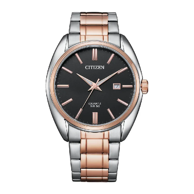 Citizen Stainless Steel Black Dial Watch BI5104-57E