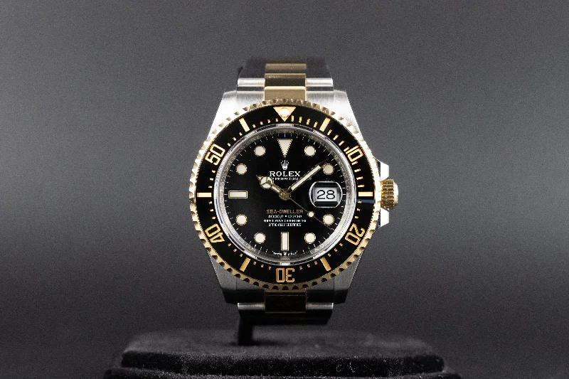 Rolex<br>126603 Sea-Dweller 18k/SS Black Dial