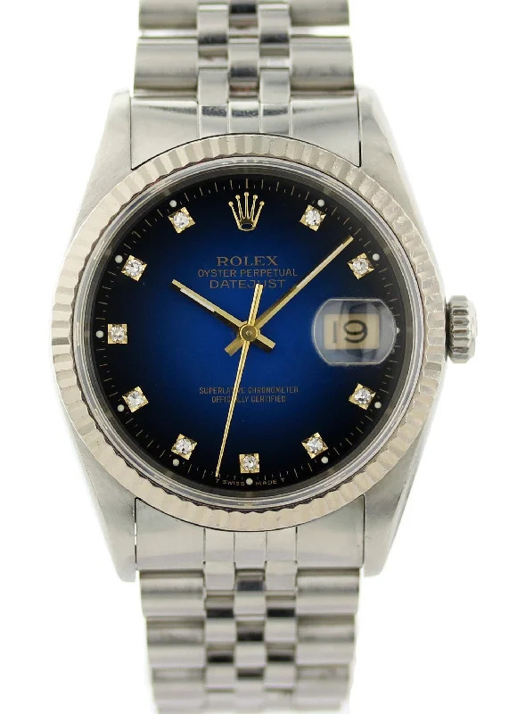 Rolex Oyster Perpetual Datejust Diamond Dial 16234