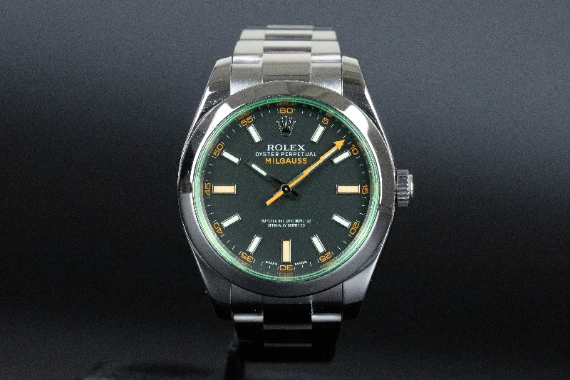 Rolex<br>116400V Milgauss Black Dial