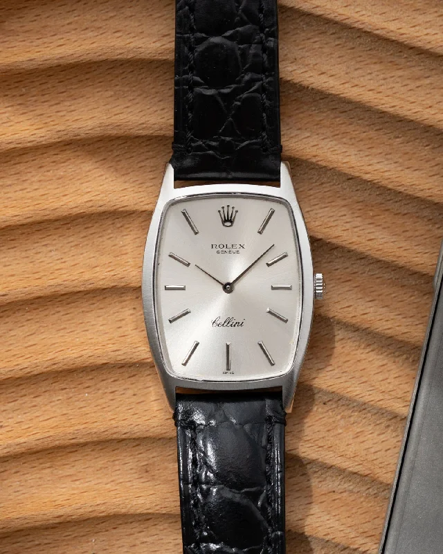 Rolex Cellini 3807 WG Silver Dial