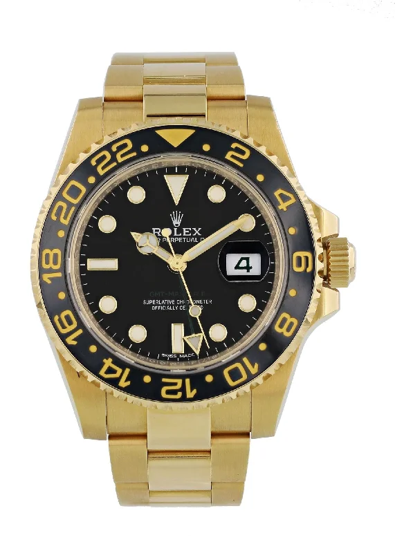 Rolex GMT-Master II 116718 Yellow Gold Box Papers