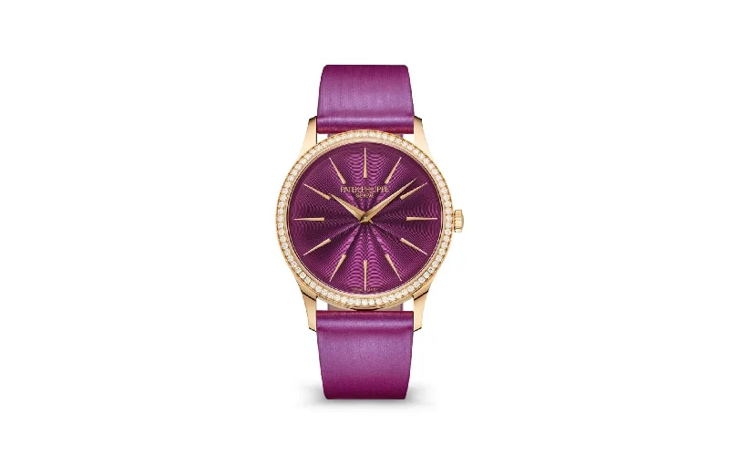 Patek Philippe Calatrava Ladies Lacquered Purple (Ref# 4997/200R-001)