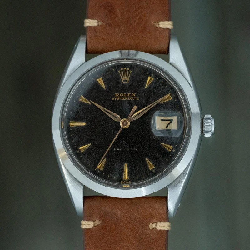 ROLEX Oysterdate Precision 6694 Gilt Dial 1960s