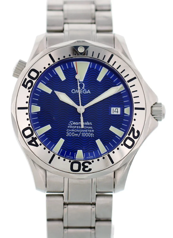 Omega Seamaster 2255.80.00 Automatic Electric Blue Dial