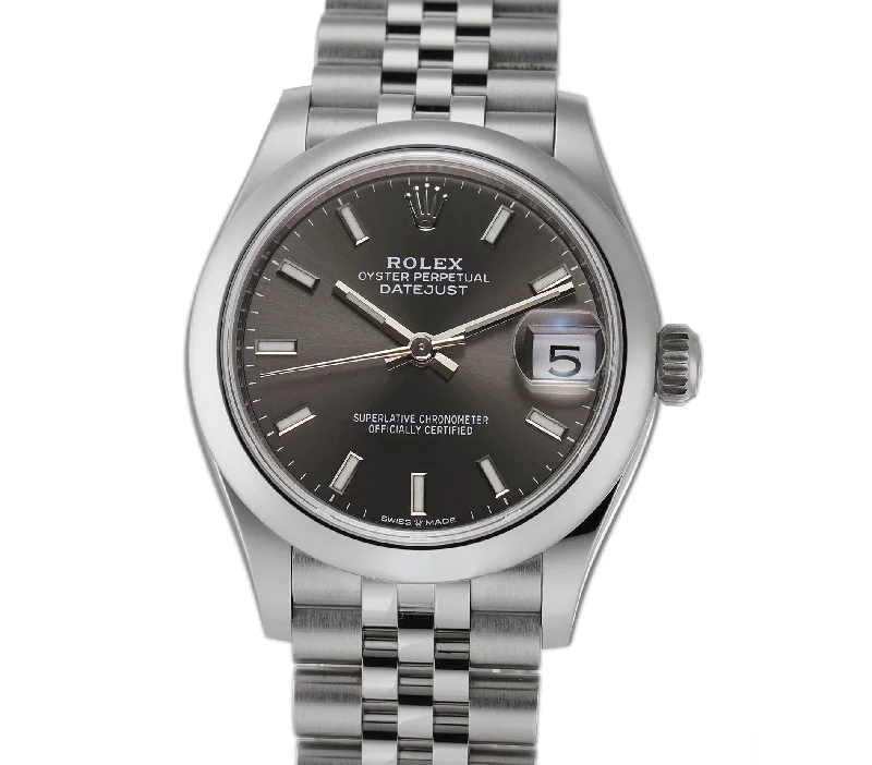 31mm Steel Dark Grey Index Dial Jubilee Bracelet