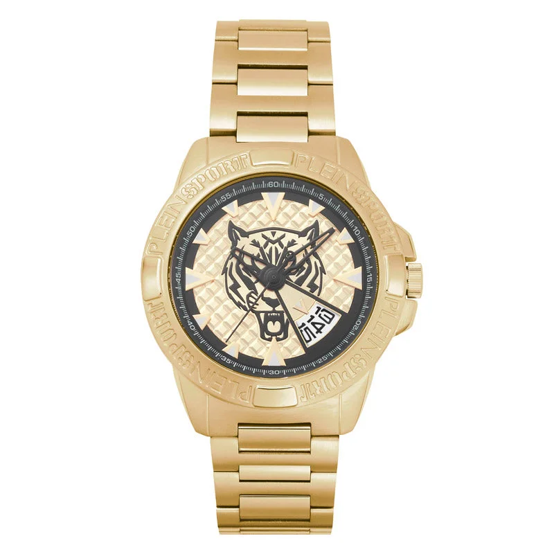 Plein Sport Touchdown Men's  Gold  Watch PSFBA1123