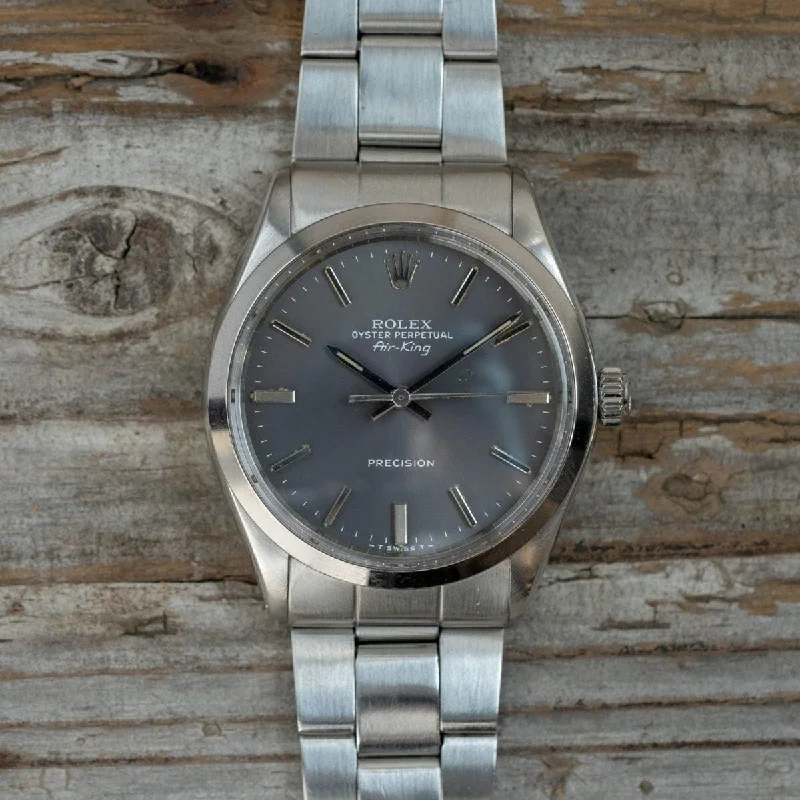 ROLEX Air-King 5500 Grey Dial 1970s