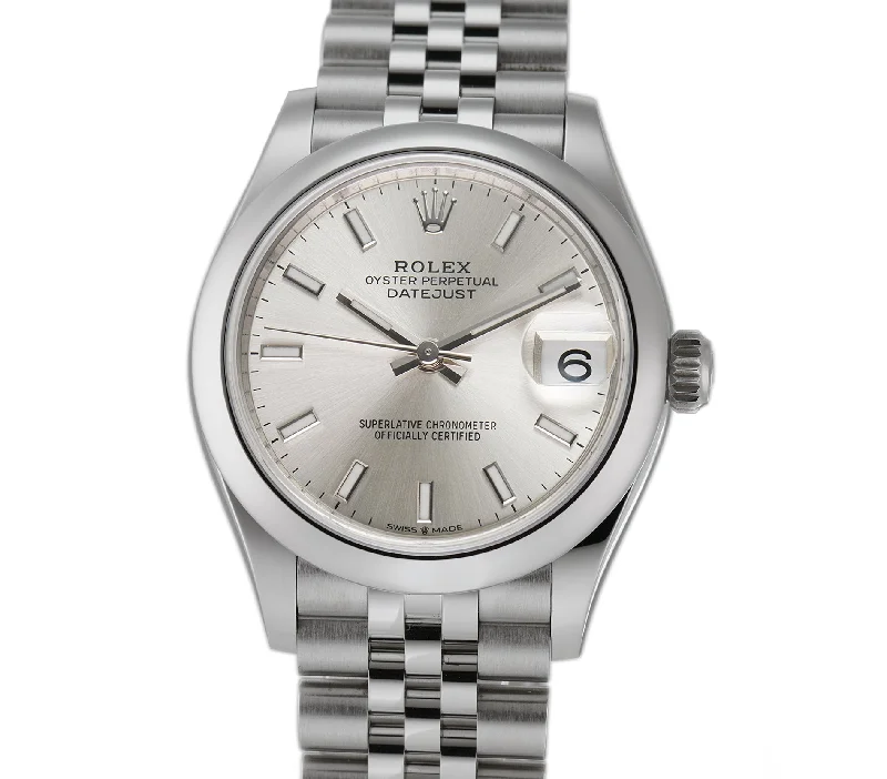 31mm Steel Silver Index Dial Jubilee Bracelet