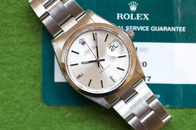 SOLDOUT: Rolex Oyster Precision 6694 34mm SERVICE PAPERS