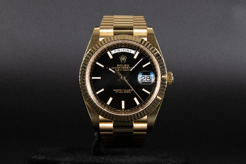 Rolex<br>228238 DayDate 40 Black Index Dial