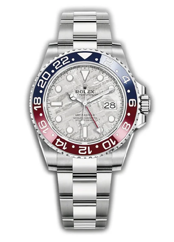 40mm Ceramic Pepsi Bezel 18k White Gold Meteorite Dial