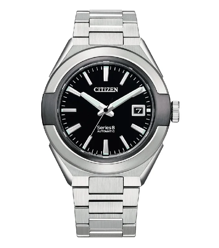 Citizen Series 8 Black Dial Automatic Watch NA1004-87E