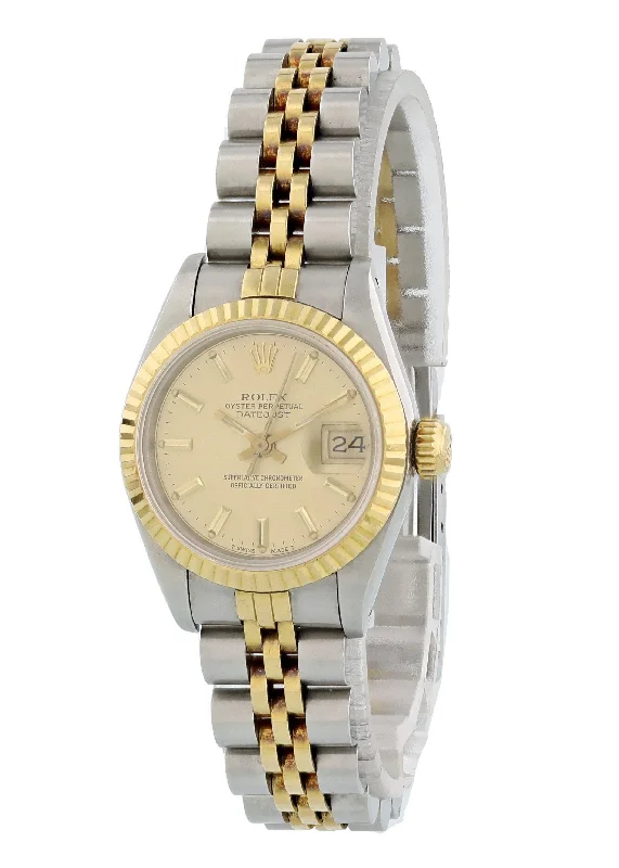 Rolex Oyster Perpetual Datejust 69173 Ladies Watch Box Papers