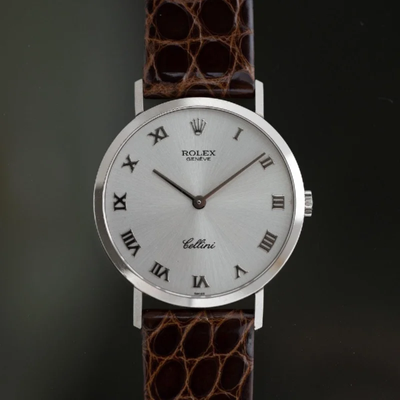 ROLEX Cellini 4112 WG Roman Dial 1990s