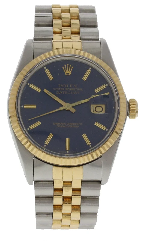 Rolex Oyster Perpetual Datejust 16013 Blue Dial