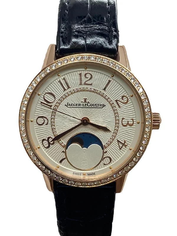 Jaeger-Lecoultre RENDEZ-VOUS CLASSIC MOON 18K Rose Gold Q3572430 White Diamond Dial Automatic Women's Watch