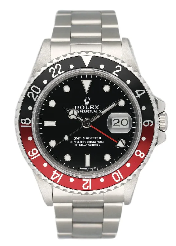 Rolex GMT-Master II 16760 "Coke Fat Lady" Mens Watch