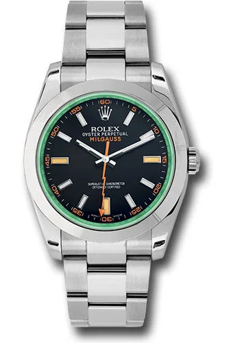 Rolex Milgauss Oyster 40MM 116400GV Black Dial 2022 - New Model