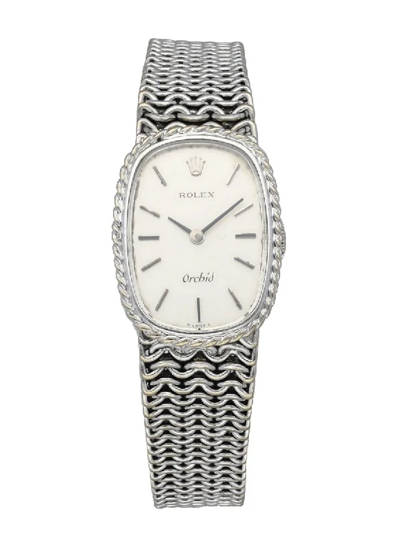 Rolex Orchid 18k White Gold Vintage Ladies Watch