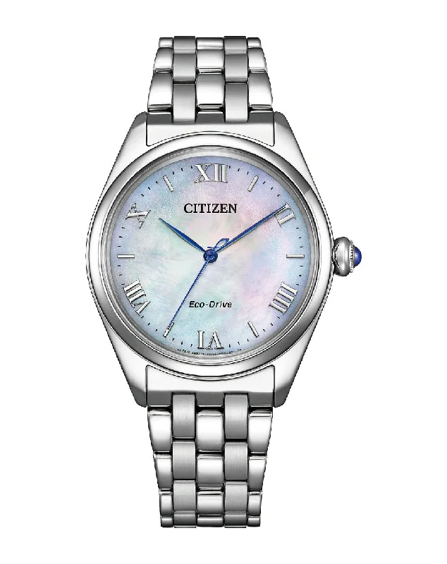 Citizen Eco-Drive Silver Stainless Steel Watch EM1140-80D