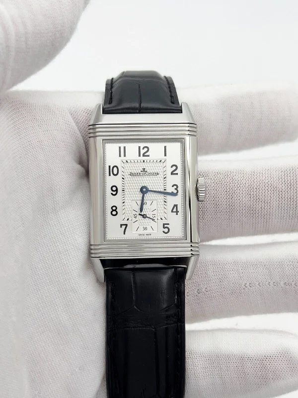 Jaeger-LeCoultre Reverso 214.8.62 Small Seconds Hand Stainless Steel Leather