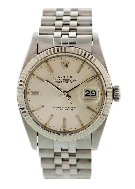 Rolex Oyster Perpetual Datejust 16014 Stainless Steel Watch