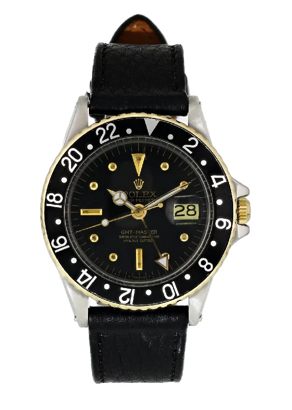 Rolex GMT Master Date 16753 Nipple Dial Mens Watch