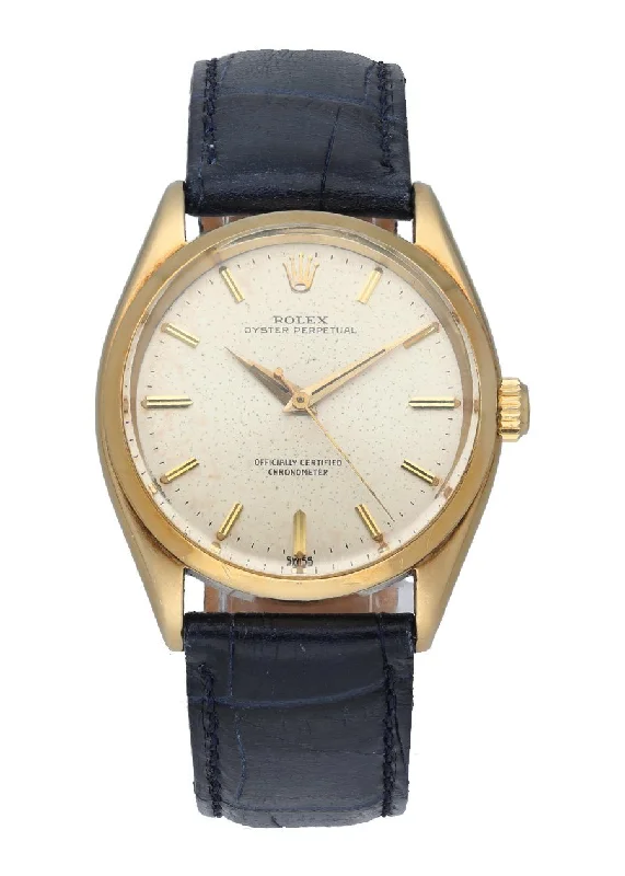 Rolex Oyster Perpetual 6564 14k Yellow Gold Watch