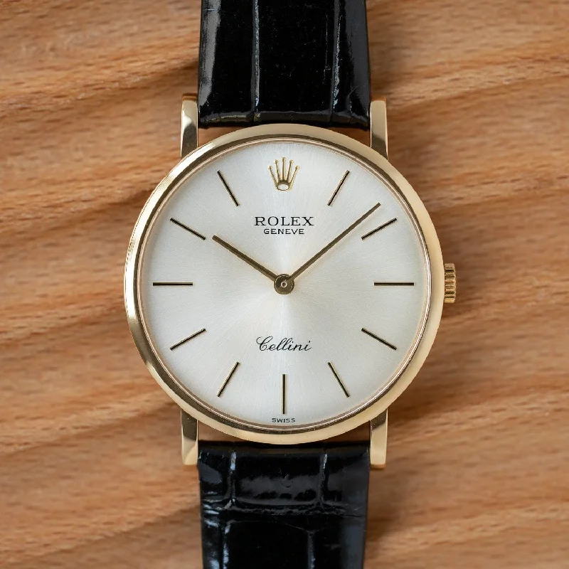 Rolex Cellini 5112 YG Silver Dial