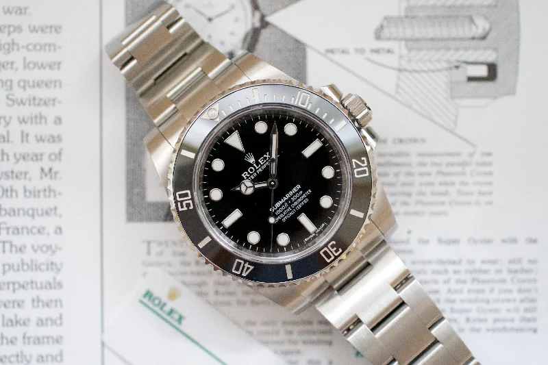 SOLDOUT: Rolex Submariner (No Date) 114060 Ceramic 2019 NEW