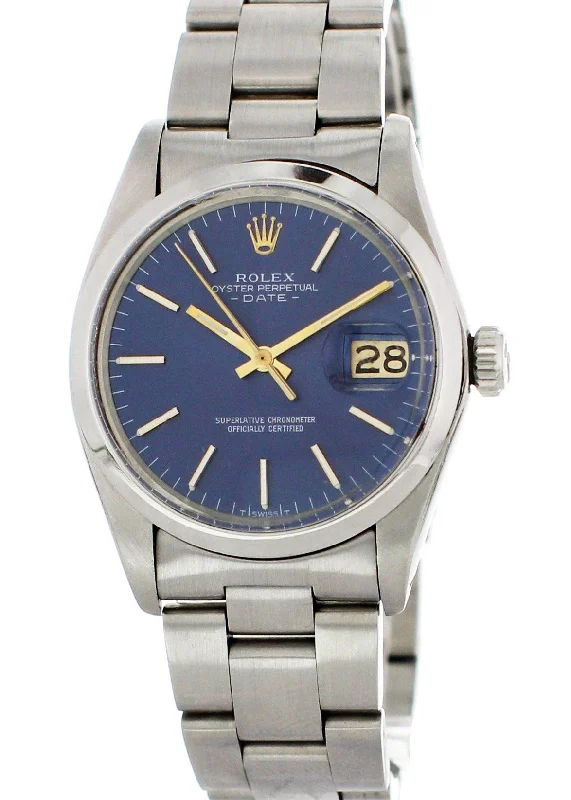 Rolex Oyster Perpetual Date 15000 Mens Watch