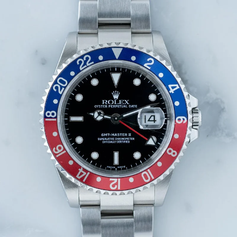 ROLEX GMT Master II 16710 Pepsi Bezel