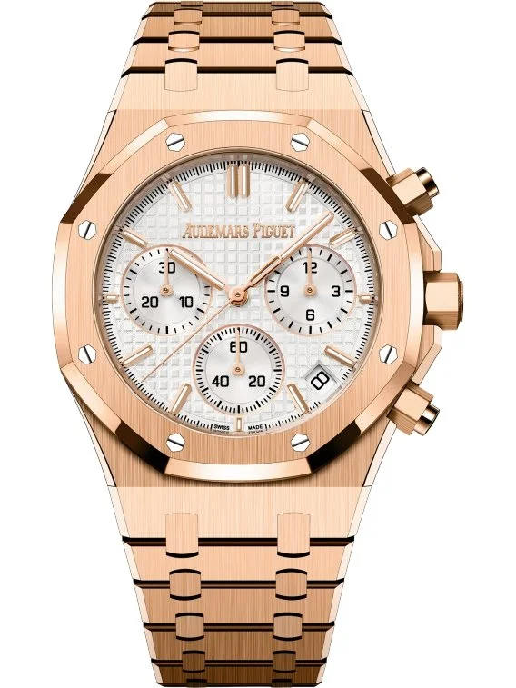 Audemars Piguet “50TH ANNIVERSARY” White Dial Rose Gold