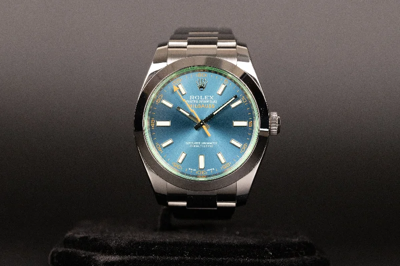 Rolex<br>116400GV Milgauss Blue Dial