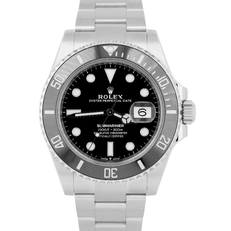 NEW 2024 PAPERS Rolex Submariner Date Black Stainless Steel 41mm 126610 LN BOX