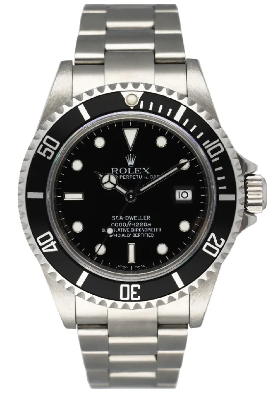 Rolex Oyster Perpetual Sea-Dweller 16600 Mens Watch Box Papers