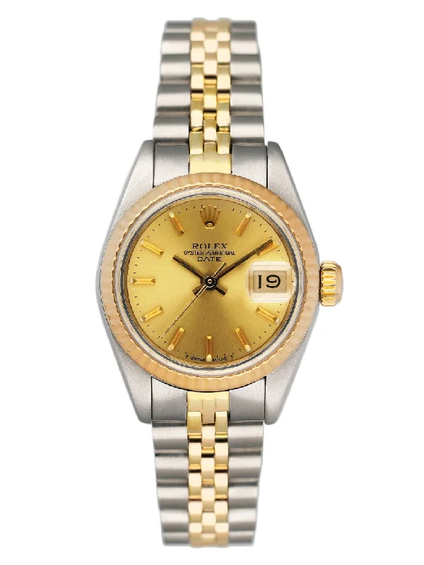 Rolex Datejust 69173 Champagne Dial Ladies Watch