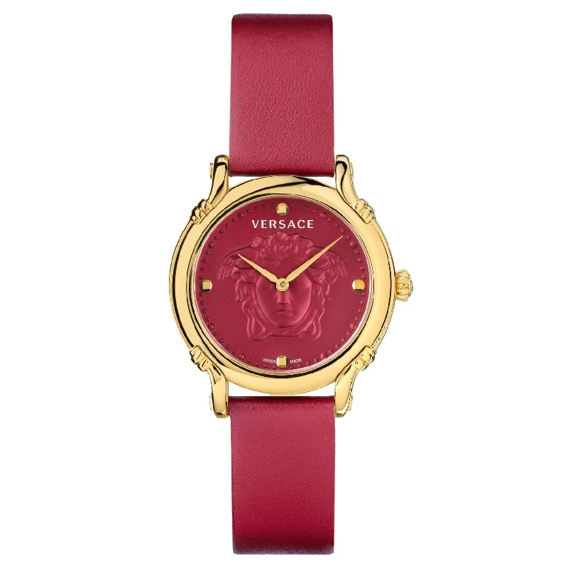 Versace Safety Pin Ladies' Red Watch VEPN00220