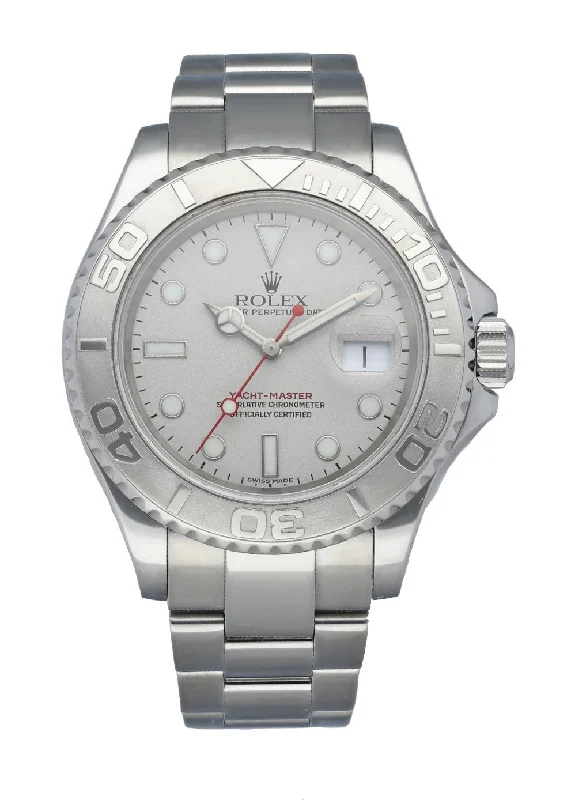 Rolex Yacht-Master 16622 Platinum Bezel Men's Watch