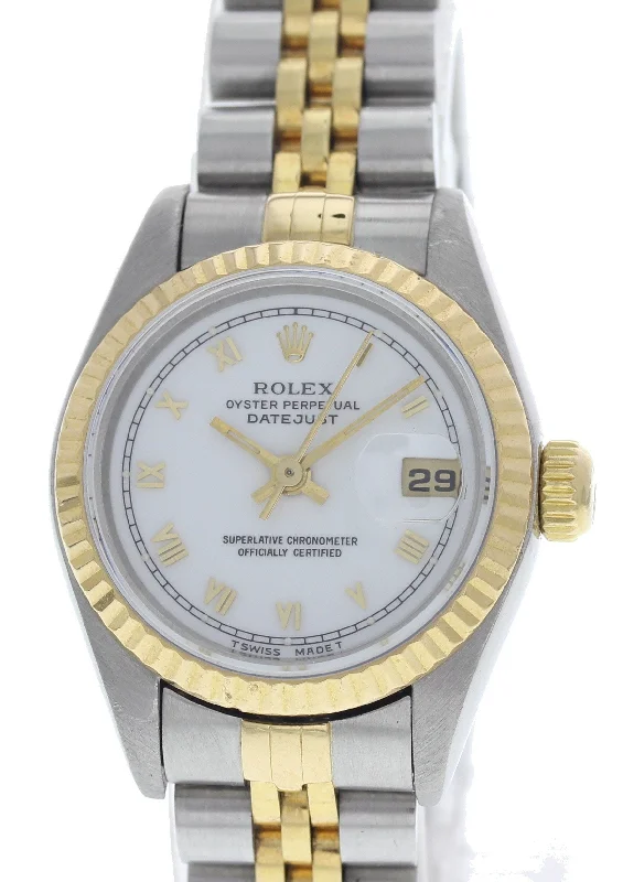 Ladies Rolex Datejust 69173 18K YG & SS