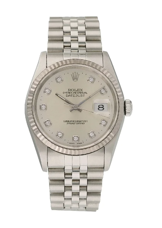 Rolex Datejust 16234 Diamond dial Mens Watch