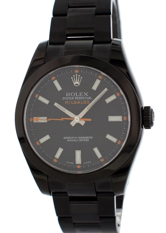 Rolex Oyster Perpetual Milgauss 116400 PVD Mens Watch