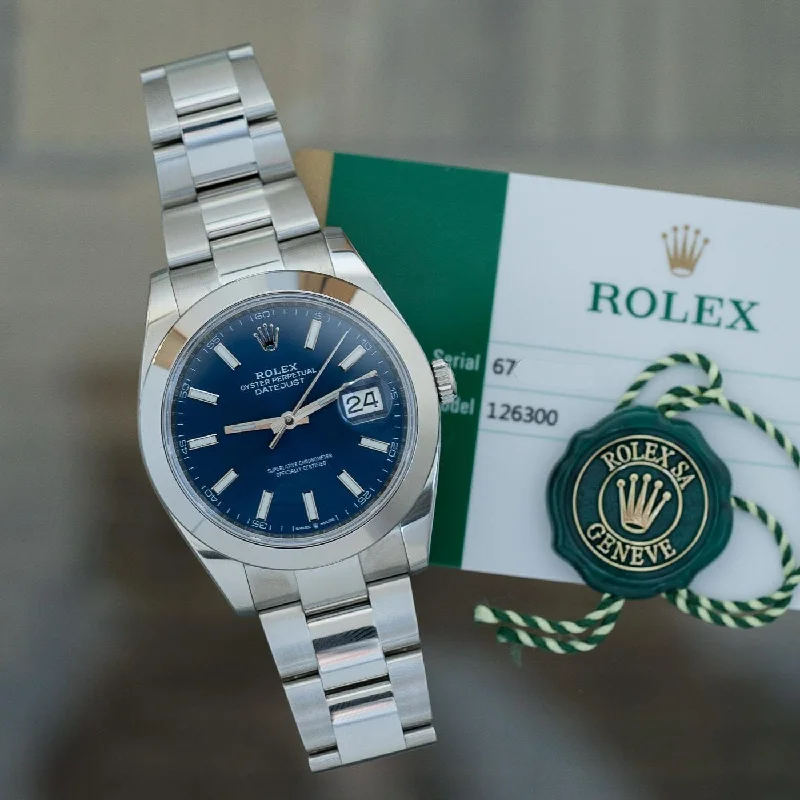 ROLEX Oyster Perpetual Datejust 41 126300 Blue