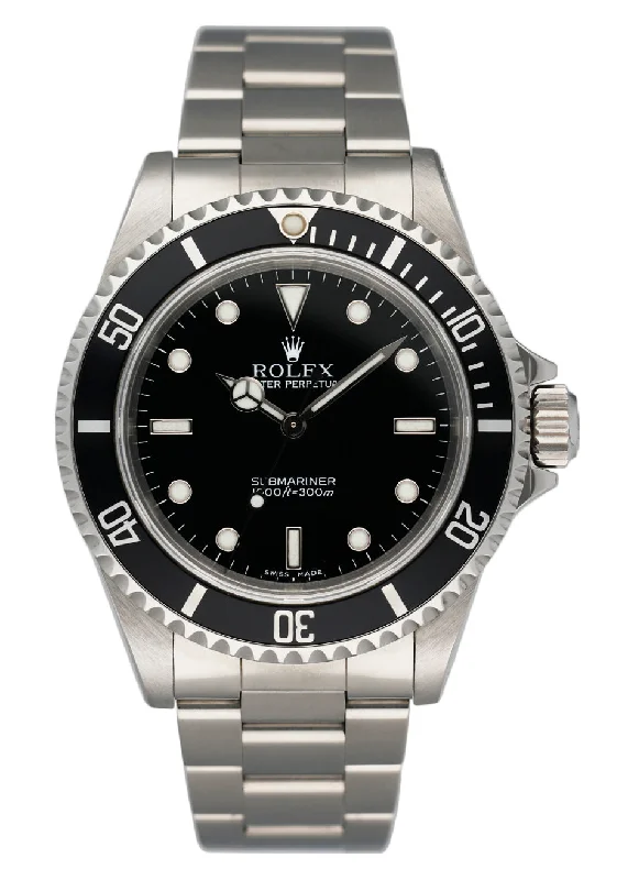 Rolex Submariner 14060M No Date Mens Watch Box Papers