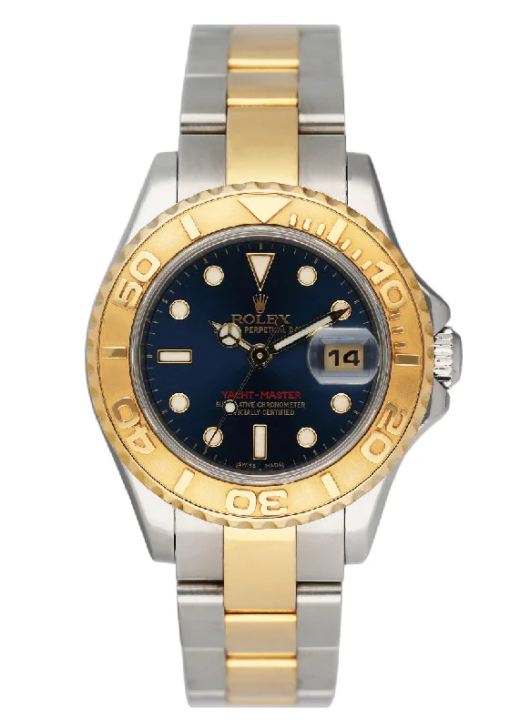 Rolex Yacht-Master 169623 Blue Dial Ladies Watch Box Papers