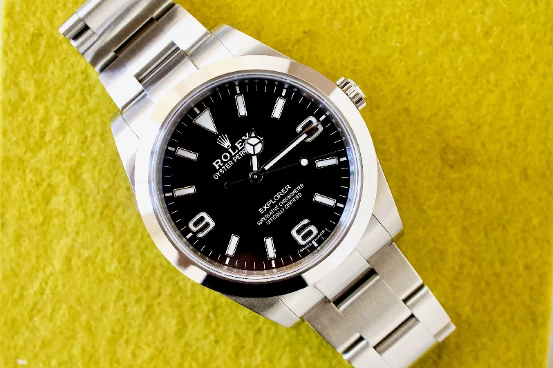 SOLD OUT: Rolex Explorer 39mm 214270 Mark II Mark 2 Dial 2020 box and Papers Rolex Warranty