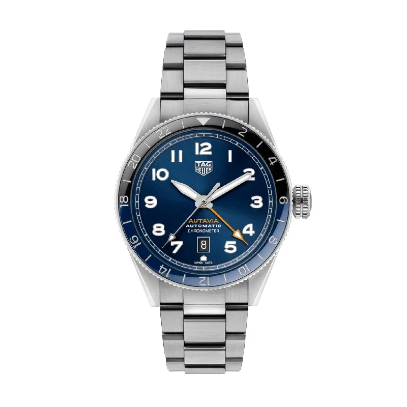 Tag Heuer Autavia Men's Blue GMT COSC Watch WBE511A.BA0650