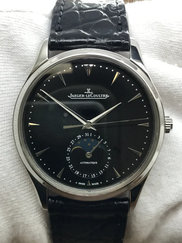 Jaeger-Lecoultre Master Ultra Thin Moon  176.8.64.S Q1368470 Black Dial Automatic Men's Watch