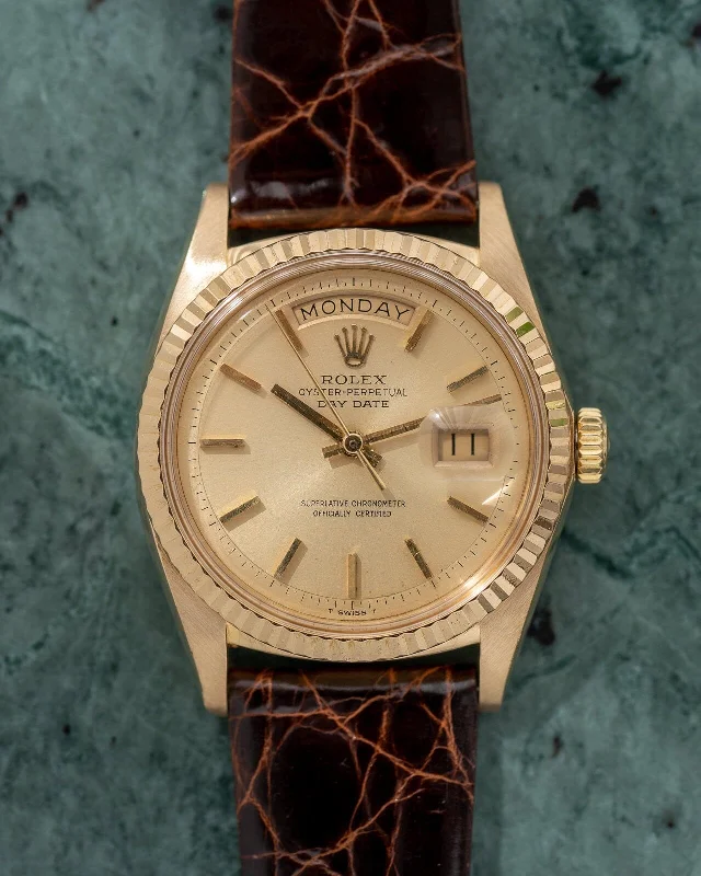 Rolex Day-Date 1803 YG Champagne Dial